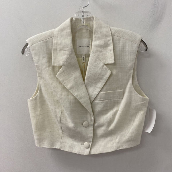 AVEC LES FILLES WOMEN'S BLAZER/JACKET off white S