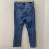 nicole miller new york WOMEN'S JEANS blue white 10