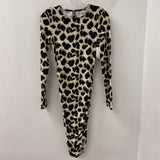 PIECES WOMEN'S DRESS leopard print S