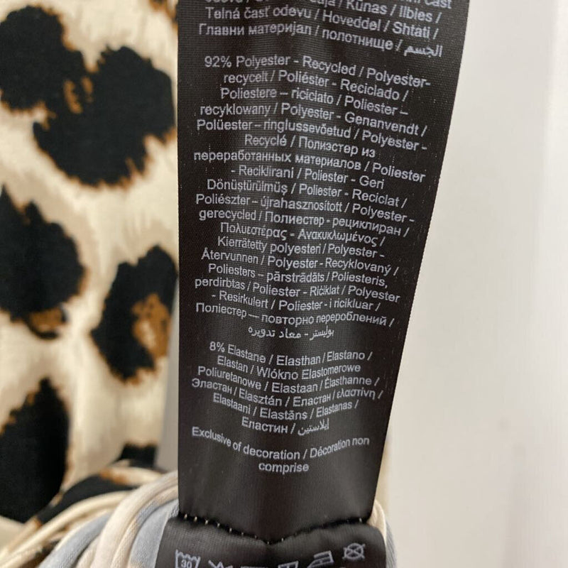 PIECES WOMEN'S DRESS leopard print S