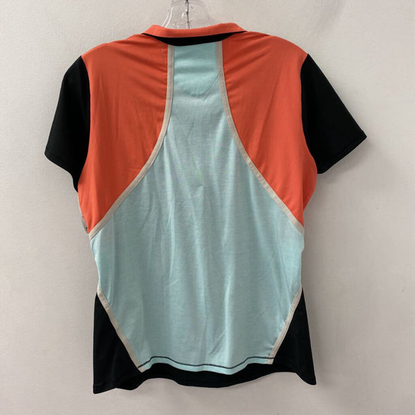 annika WOMEN'S ACTIVE TOP black coral blue M