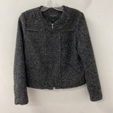 Banana Republic WOMEN'S BLAZER/JACKET black grey 8