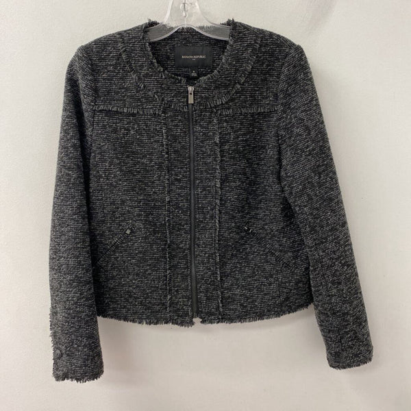 Banana Republic WOMEN'S BLAZER/JACKET black grey 8
