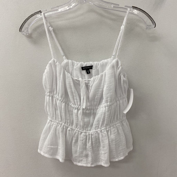 DYNAMITE WOMEN'S TANK/CAMI white XS