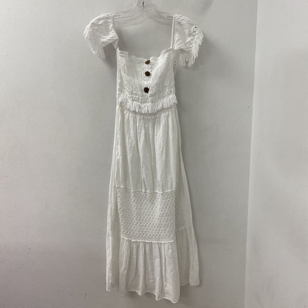 WOMEN'S DRESS white S