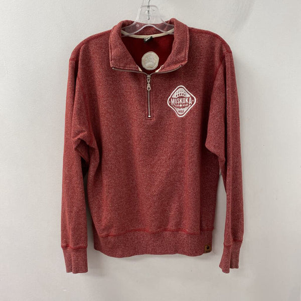 Muskoka BearWear WOMEN'S SWEATER red white M