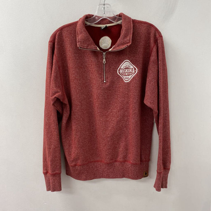 Muskoka BearWear WOMEN'S SWEATER red white M