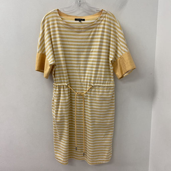LAFAYETTE 148 WOMEN'S DRESS white yellow m