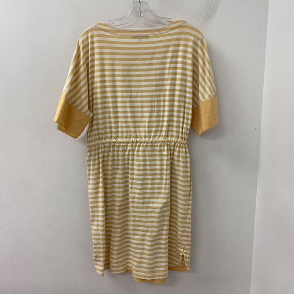 LAFAYETTE 148 WOMEN'S DRESS white yellow m