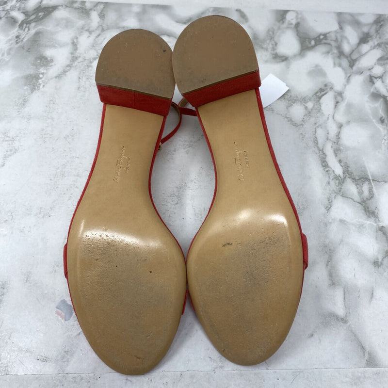 FERRAGAMO WOMEN'S SANDALS red 8