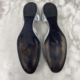 ROGER VIVIER WOMEN'S FLATS silver 39
