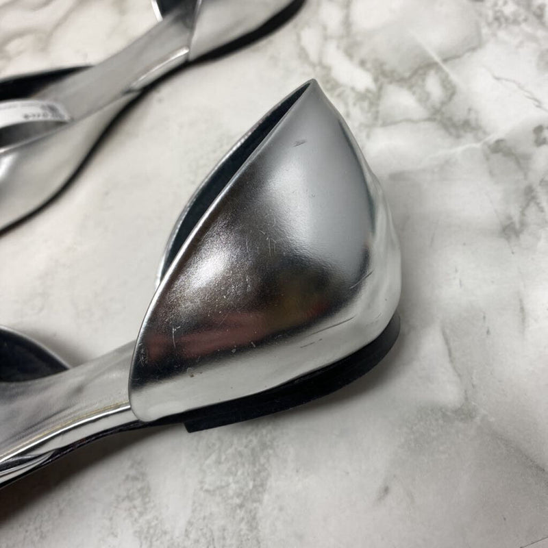 ROGER VIVIER WOMEN'S FLATS silver 39