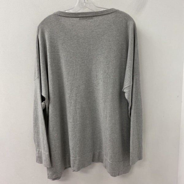 FABIANA FILIPPI WOMEN'S SWEATER grey XXL