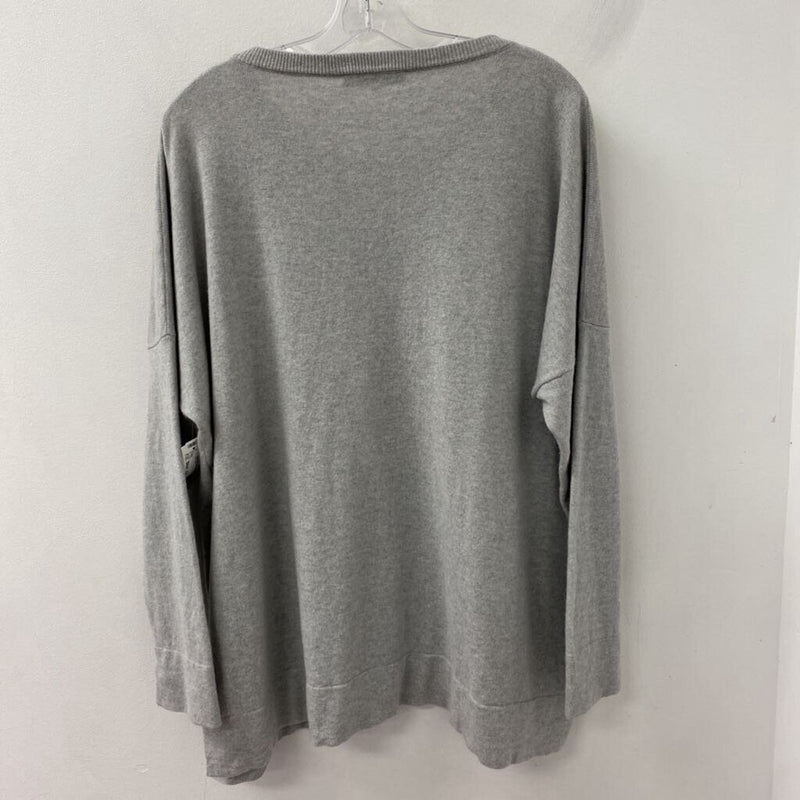 FABIANA FILIPPI WOMEN'S SWEATER grey XXL