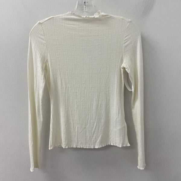 H&M WOMEN'S TOP white XS