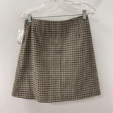 JOE FRESH WOMEN'S SKIRT tan brown black 2