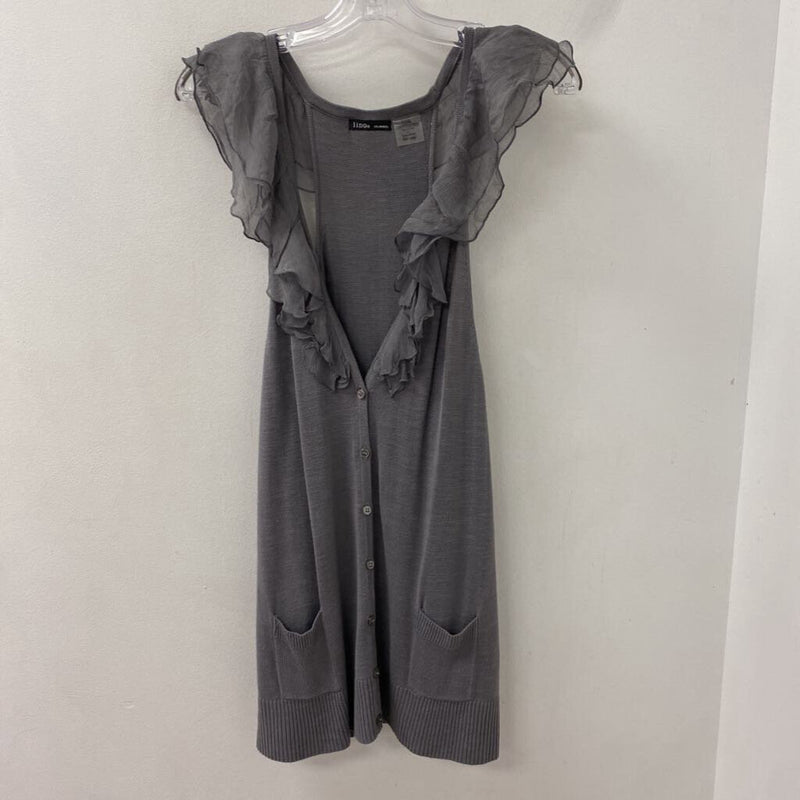 WOMEN'S TOP grey L
