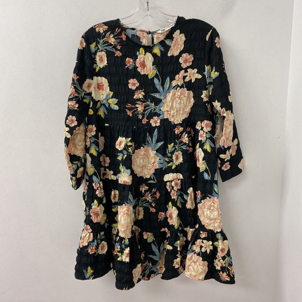 ZARA WOMEN'S DRESS black pink green M
