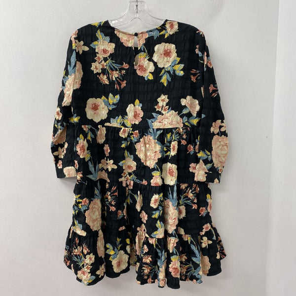 ZARA WOMEN'S DRESS black pink green M