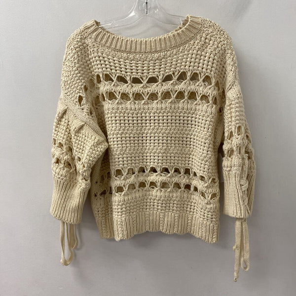 WOMEN'S SWEATER cream M