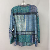betty barclay WOMEN'S PLUS TOP blue green silver 20