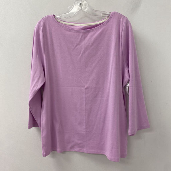 TALBOTS WOMEN'S T-SHIRT mauve XL