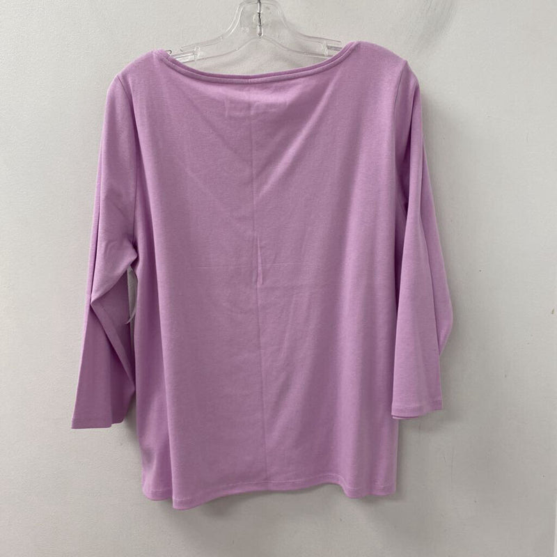 TALBOTS WOMEN'S T-SHIRT mauve XL