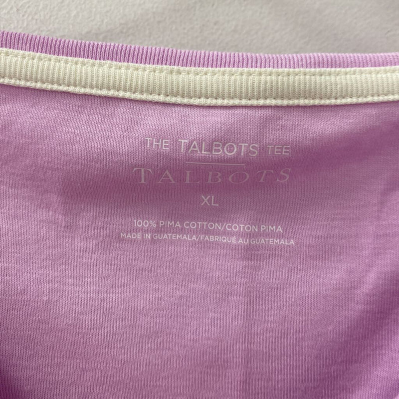 TALBOTS WOMEN'S T-SHIRT mauve XL