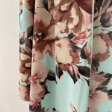 IJOAH WOMEN'S KIMONO/DUSTER blue pink OS