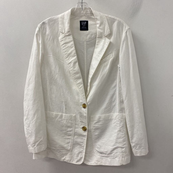 GAP WOMEN'S BLAZER/JACKET white XS