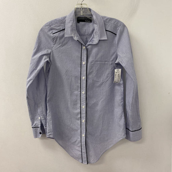 The Kooples WOMEN'S BLOUSE/SHIRT blue white S
