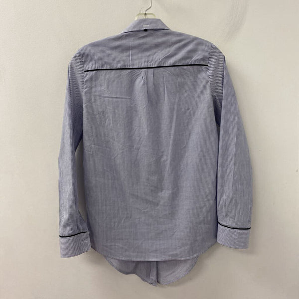 The Kooples WOMEN'S BLOUSE/SHIRT blue white S