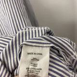 THEORY WOMEN'S BLOUSE/SHIRT blue white m