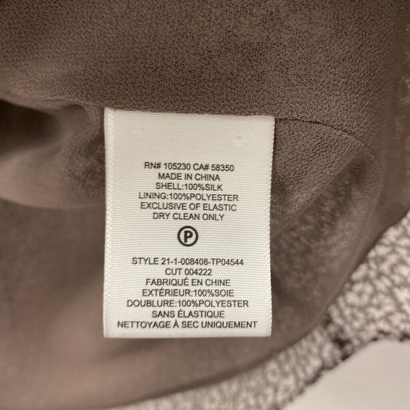 JOIE WOMEN'S BLOUSE/SHIRT white brown L