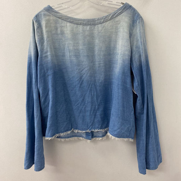 Cloth & Stone WOMEN'S BLOUSE/SHIRT denim blue M