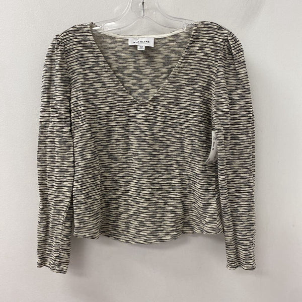 HIGHLINE WOMEN'S TOP cream black silver marled M