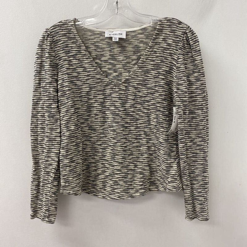 HIGHLINE WOMEN'S TOP cream black silver marled M