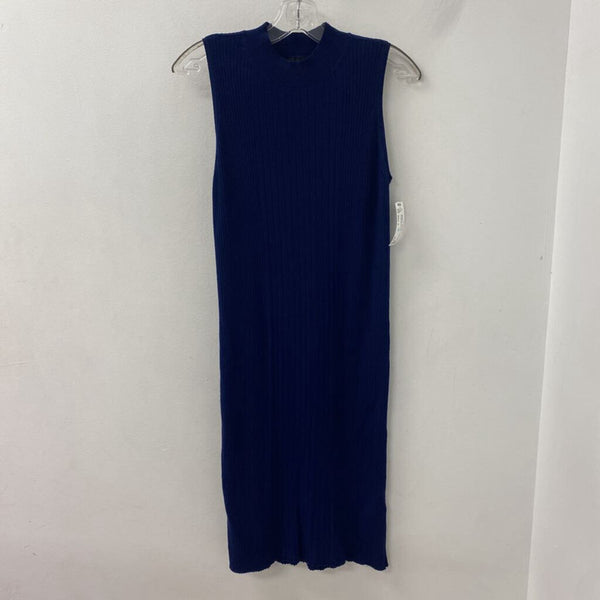 TOPSHOP WOMEN'S DRESS navy 4