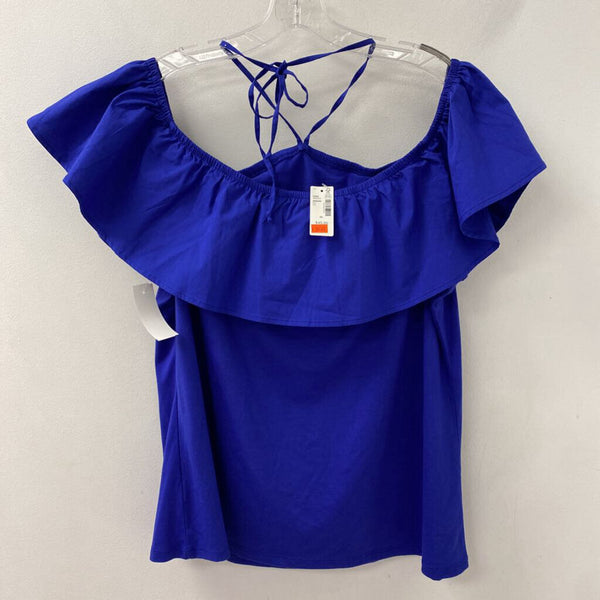 PENN WOMEN'S PLUS TOP blue 2X