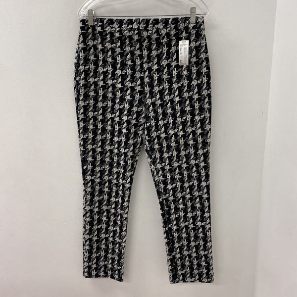JOSEPH RIBKOFF WOMEN'S PANTS black cream mix 12