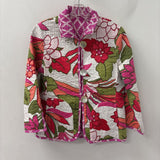 WOMEN'S BLAZER/JACKET pink green white mix S/M