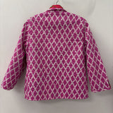 WOMEN'S BLAZER/JACKET pink green white mix S/M