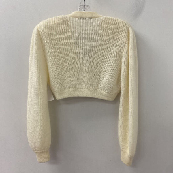 alessandra rich WOMEN'S CARDIGAN cream XS/36