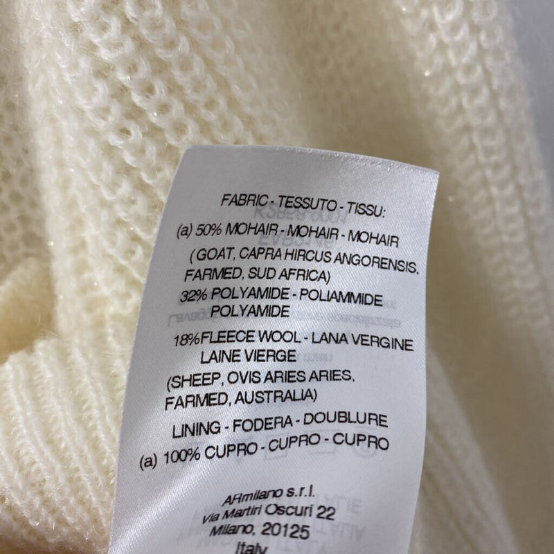 alessandra rich WOMEN'S CARDIGAN cream XS/36