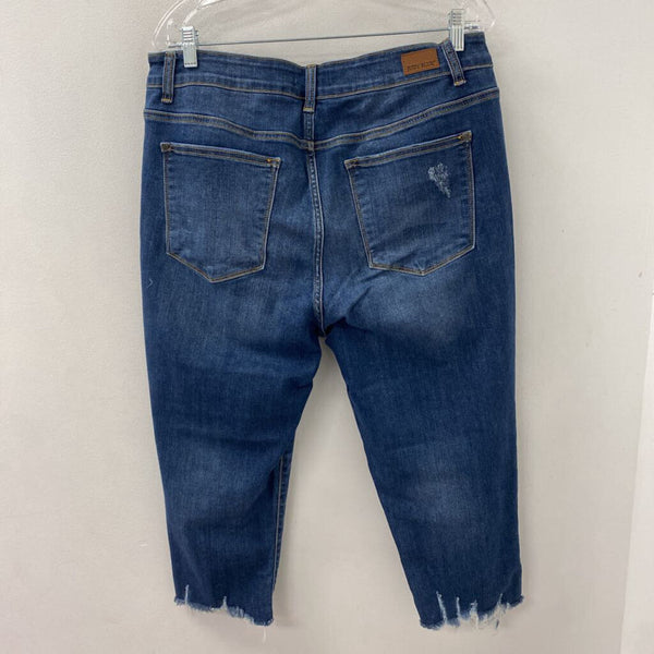 WOMEN'S PLUS BOTTOM blue 18W