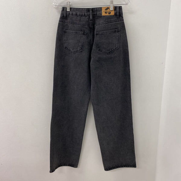 White Fox WOMEN'S JEANS black XXS