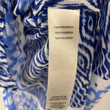 CHICOS WOMEN'S TOP blue white 8/1