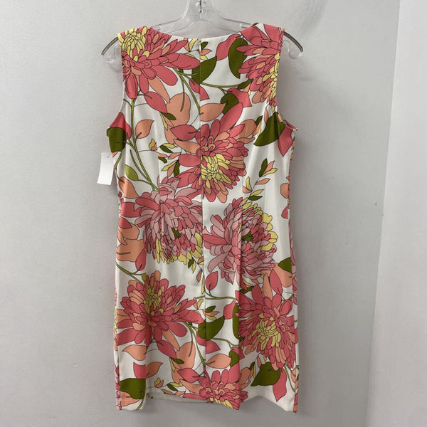 LAURA WOMEN'S DRESS white pink green 12P