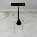 WOMEN'S EARRINGS gold turquoise