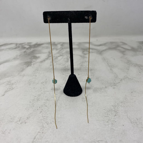 WOMEN'S EARRINGS gold turquoise